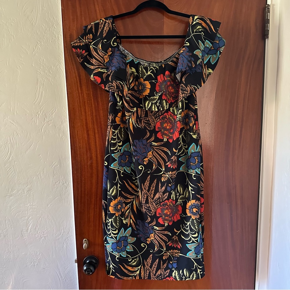 NWT AX Paris Curve floral printed midi dress